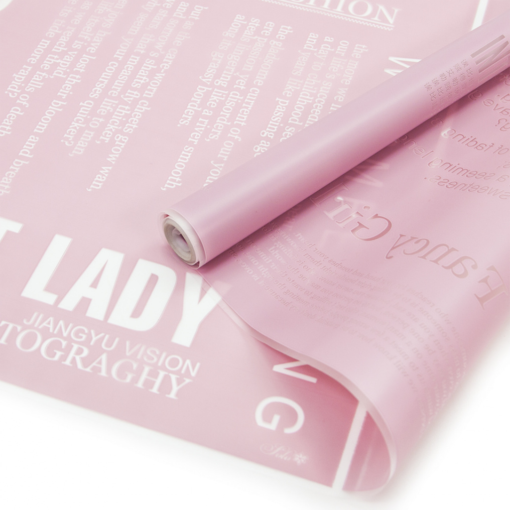Пленка Сиреневая пудра Lady Solo 0,6х8,5м 45мкм матовая П318