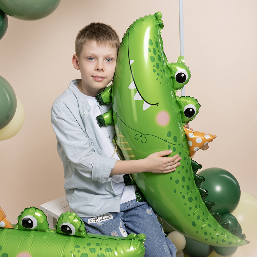 Фотозона Крокодильчики в колпачках 2х2см АП24-26474