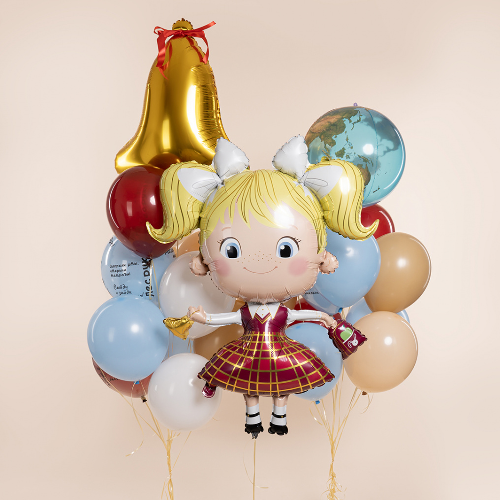 Шар фигура Ученица FL46"/117см (Китай) 26471