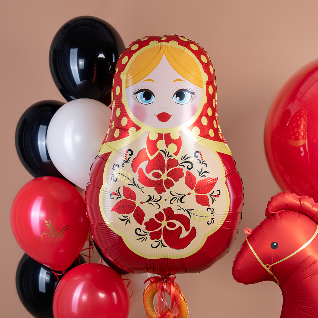 Шар фигура Матрешка FL42"/107см (Китай) 27626